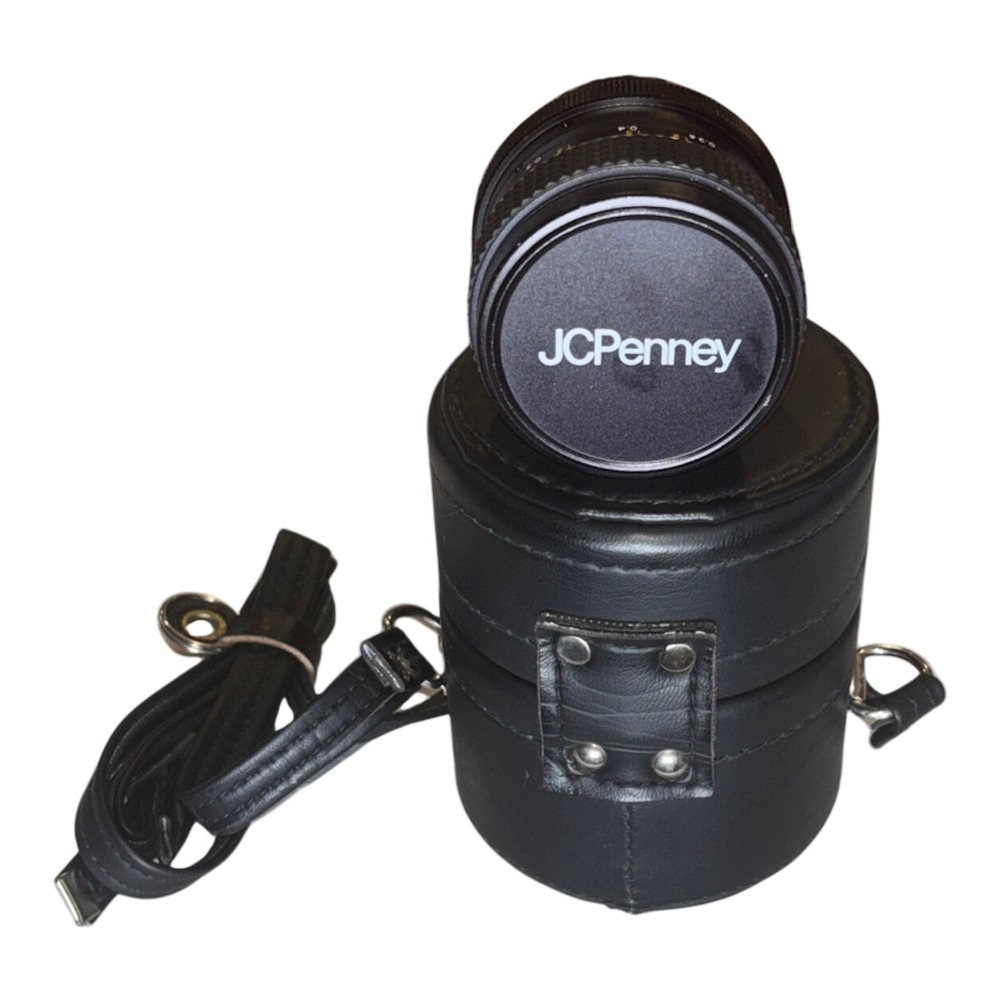 Vintage JCPenney 28mm f/2.8 Multi-Coated Wide Angle Lens for Minolta MD MC‎ Case